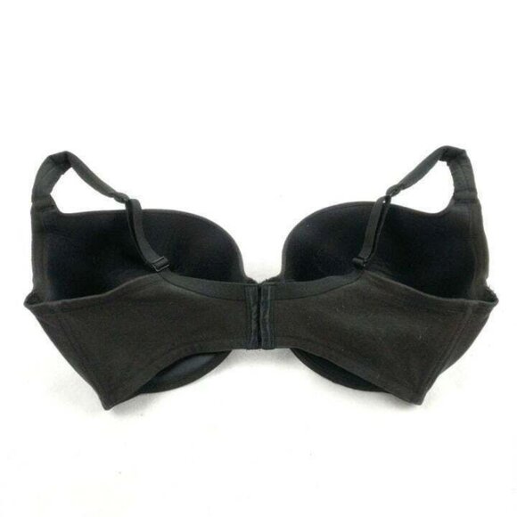 Lane Bryant Cacique Womens Bra Full Coverage Cotton Blend Size 38D Black - Picture 4 of 6